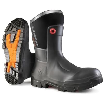Dunlop Snugboot Heavy Duty Calf herr dam vattentäta lätta och hållbara stövlar med komposit säkerhetsspets grå 37-48 EU, Färg: grå, 42 EU Dunlop Snugboot Heavy Duty Calf herr dam vattentäta lätta och hållbara stövlar med komposit säkerhetsspets grå 37-48 EU, Färg: grå, 42 EU