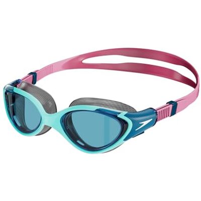 Speedo Dam Biofuse 2.0 simglasögon, blå/rosa, en storlek Speedo Dam Biofuse 2.0 simglasögon, blå/rosa, en storlek