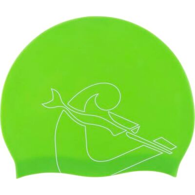 CRESSI Eddie badmössa – unisex badmössa, lime/vit, en storlek CRESSI Eddie badmössa – unisex badmössa, lime/vit, en storlek