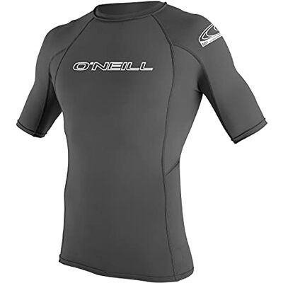 O'Neill Oneill våtdräkter herr basic skins kortärmad utslagsskydd grafit, S O'Neill Oneill våtdräkter herr basic skins kortärmad utslagsskydd grafit, S