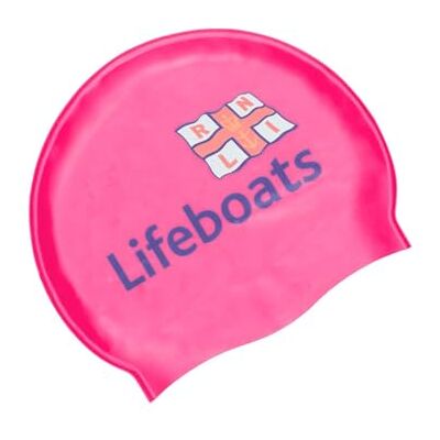 Zoggs RNLI x silikon badmössa, bekväm vuxen badmössa, halkfritt foder vuxen simhatt, formad badmössa, klorisslagande badmössa (en storlek) Zoggs RNLI x silikon badmössa, bekväm vuxen badmössa, halkfritt foder vuxen simhatt, formad badmössa, klorisslagande badmössa (en storlek)