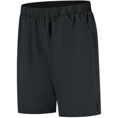 Dunlop Unisex spelshorts, 6 tum, svart, L, Svart, L Dunlop Unisex spelshorts, 6 tum, svart, L, Svart, L