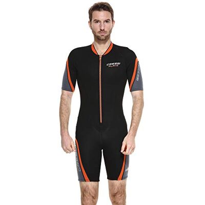 CRESSI MUTA PLAYA SHORTY UOMO NERA/ARANCIONE 2.5mm XL/5 CRESSI MUTA PLAYA SHORTY UOMO NERA/ARANCIONE 2.5mm XL/5