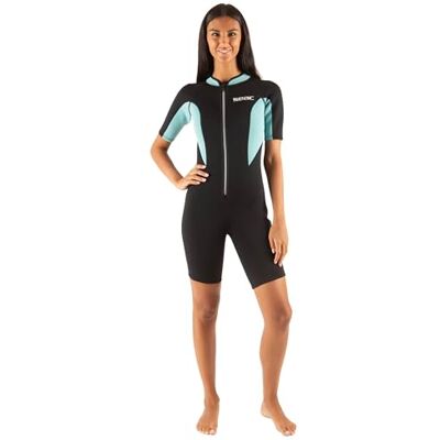 SEAC Look Lady, dam 2,5 mm neopren kort våtdräkt för snorkling, dykning och vattenaktiviteter SEAC Look Lady, dam 2,5 mm neopren kort våtdräkt för snorkling, dykning och vattenaktiviteter