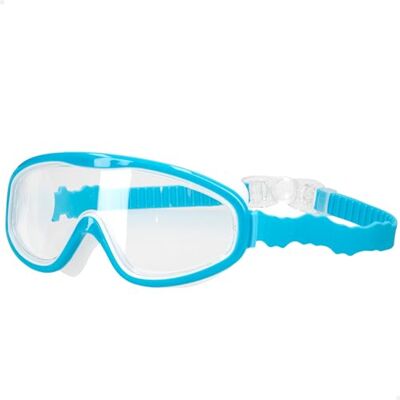 AKTIVE COLORBABY Aqua Sport barn dykning glasögon, blå, justerbart elastiskt gummiband, klickstängning, latexfri, allergivänlig, anti-läckage, snorkelmask, bred betraktningsvinkel, +7 år (54244) AKTIVE COLORBABY Aqua Sport barn dykning glasögon, blå, justerbart elastiskt gummiband, klickstängning, latexfri, allergivänlig, anti-läckage, snorkelmask, bred betraktningsvinkel, +7 år (54244)