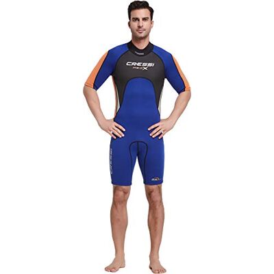CRESSI *MUTA MED X SHORTY UOMO BLU/ARANCIONE 2.5mm M/3 CRESSI *MUTA MED X SHORTY UOMO BLU/ARANCIONE 2.5mm M/3