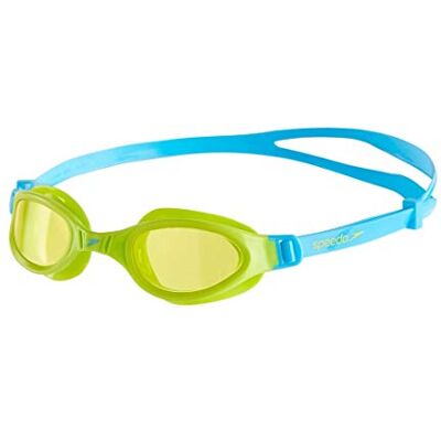 Speedo barn Futura Plus Junior Goggles, pepparmynta/lime, en storlek Speedo barn Futura Plus Junior Goggles, pepparmynta/lime, en storlek