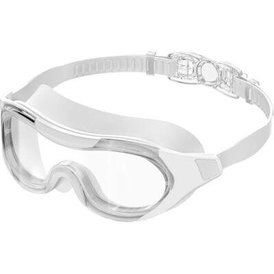 Seaflar simglasögon unisex anti-dimma UV-skydd dykglasögon vuxna stor ram HD-lins professionella simglasögon för simning dykning och vattensporter – BBK-T-WH Seaflar simglasögon unisex anti-dimma UV-skydd dykglasögon vuxna stor ram HD-lins professionella simglasögon för simning dykning och vattensporter – BBK-T-WH