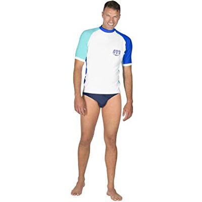 Mares Rashguard Seaside Shield Man, Skyddsnät med korta ärmar Män, Vit, XL, Vit, XL Mares Rashguard Seaside Shield Man, Skyddsnät med korta ärmar Män, Vit, XL, Vit, XL