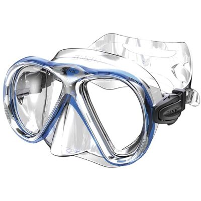 SEAC Iena-S, silikonsnorkelmask, 3 mm dubbelhublot i härdat glas, snabb justering SEAC Iena-S, silikonsnorkelmask, 3 mm dubbelhublot i härdat glas, snabb justering