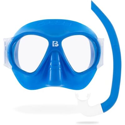 CRESSI since 1946 Nautilus Combo Kid Breezy Mask Separate Polycarbonate Lenses + Mini Vibe Snorkel TPR Tube Silicone Mouthpiece Ideal Snorkeling and Surface Ice Shark One Size Kid CRESSI since 1946 Nautilus Combo Kid Breezy Mask Separate Polycarbonate Lenses + Mini Vibe Snorkel TPR Tube Silicone Mouthpiece Ideal Snorkeling and Surface Ice Shark One Size Kid
