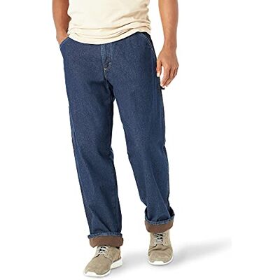 Wrangler Authentics Wrangler Autentisk Herren Zimmermannshose Futter schreinerhose Mit Fleece Gefttert Lssige slang, Mörk indigo, 42W x 30L Wrangler Authentics Wrangler Autentisk Herren Zimmermannshose Futter schreinerhose Mit Fleece Gefttert Lssige slang, Mörk indigo, 42W x 30L