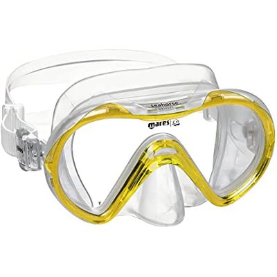 Mares Barn mask Aquazone Seahorse, mask barn – unisex gul bärsparent, en storlek Mares Barn mask Aquazone Seahorse, mask barn – unisex gul bärsparent, en storlek