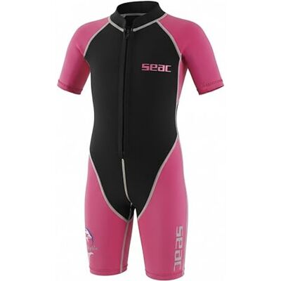 SEAC Dolphin, kort våtdräkt för barn i 1,5 mm neopren och lycra för simning, snorkling och lek i vattnet SEAC Dolphin, kort våtdräkt för barn i 1,5 mm neopren och lycra för simning, snorkling och lek i vattnet