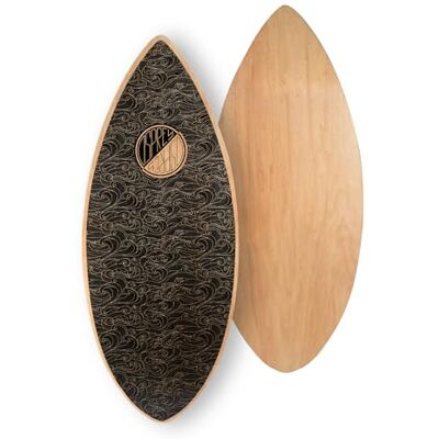 Osprey Surf Skimboard för barn och vuxna – 41 tums pintail nybörjare skidbräda med 7 lager träkonstruktion – flera mönster Osprey Surf Skimboard för barn och vuxna – 41 tums pintail nybörjare skidbräda med 7 lager träkonstruktion – flera mönster