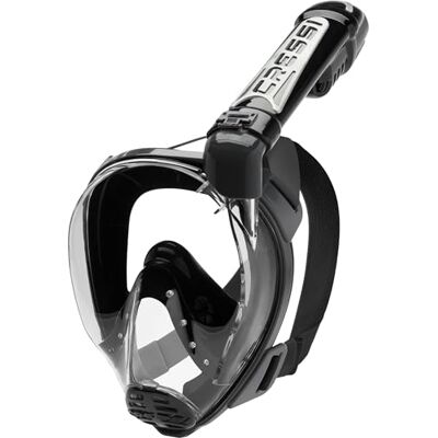CRESSI Duke hel ansiktsmask – integrerad mask Great Vision snorkling med torrt rör CRESSI Duke hel ansiktsmask – integrerad mask Great Vision snorkling med torrt rör