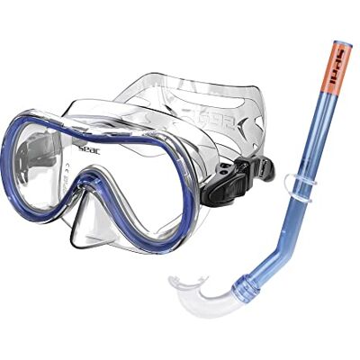 SEAC Set Salina Snorkelmask och rör för vuxna, barn och tonåringar SEAC Set Salina Snorkelmask och rör för vuxna, barn och tonåringar