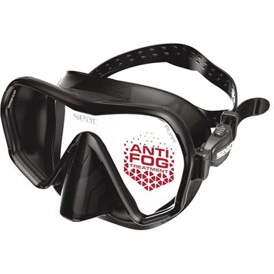 SEAC Pura – Ramlös enlins dykarmask i silikon Im- och kondensresistent lågvolymmask för dykning och snorkling med 3D-spänne SEAC Pura – Ramlös enlins dykarmask i silikon Im- och kondensresistent lågvolymmask för dykning och snorkling med 3D-spänne