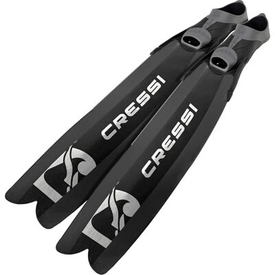 CRESSI since 1946 Gara Turbo Boost Fins Innovative Long Fin with Closed Heel Ideal for Intermediate to Advanced Free Diving, Apnea and Spearfishing, Black, EU 40/41_UK 7/8, Unisex CRESSI since 1946 Gara Turbo Boost Fins Innovative Long Fin with Closed Heel Ideal for Intermediate to Advanced Free Diving, Apnea and Spearfishing, Black, EU 40/41_UK 7/8, Unisex