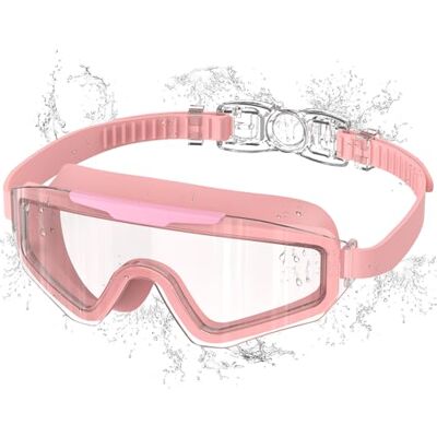 Ambienden Simglasögon för barn, anti-dimma och UV, visuell bredd, snabb justering, silikontätning, unisex poolglasögon 3–14 år, T-PK Ambienden Simglasögon för barn, anti-dimma och UV, visuell bredd, snabb justering, silikontätning, unisex poolglasögon 3–14 år, T-PK