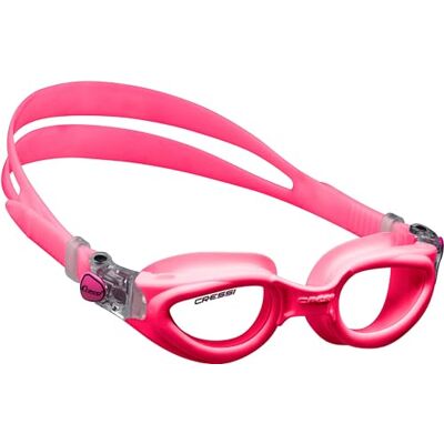 CRESSI Unisex ungdomskjolar barnglasögon rosa simglasögon dimma, skrapa, anti-UV, rosa-klara glas, en storlek CRESSI Unisex ungdomskjolar barnglasögon rosa simglasögon dimma, skrapa, anti-UV, rosa-klara glas, en storlek