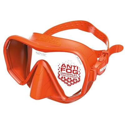 SEAC Pura – Ramlös enlins dykarmask i silikon Im- och kondensresistent lågvolymmask för dykning och snorkling med 3D-spänne SEAC Pura – Ramlös enlins dykarmask i silikon Im- och kondensresistent lågvolymmask för dykning och snorkling med 3D-spänne