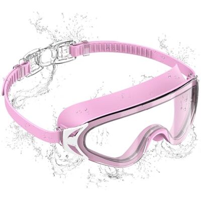Seaflar HD simglasögon barn, imfri och UV-skydd, vidvinkel, enkel justering, silikontätning, dykglasögon barn 3–14 år unisex -T-PK Seaflar HD simglasögon barn, imfri och UV-skydd, vidvinkel, enkel justering, silikontätning, dykglasögon barn 3–14 år unisex -T-PK