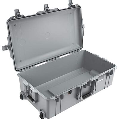 Pelican Air 1615 fodral inget skum (2020-utgåva med tryckknappsspärrar) – silver (016150-0011-180) Pelican Air 1615 fodral inget skum (2020-utgåva med tryckknappsspärrar) – silver (016150-0011-180)