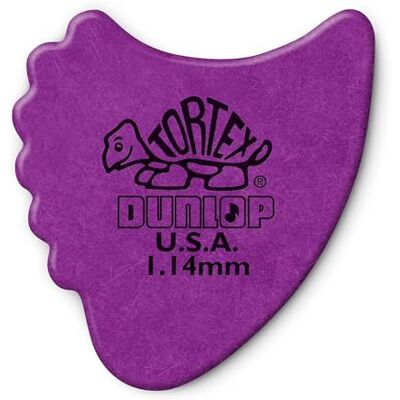 Dunlop Tortex Fin Pick,50 mm 1.14mm Dunlop Tortex Fin Pick,50 mm 1.14mm