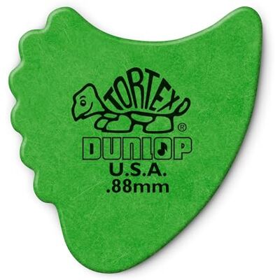 Dunlop Tortex Fin Pick,50 mm .88mm Dunlop Tortex Fin Pick,50 mm .88mm