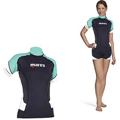 Mares dam Rashguard shorts treastisk Black/Blue/White Large Mares dam Rashguard shorts treastisk Black/Blue/White Large