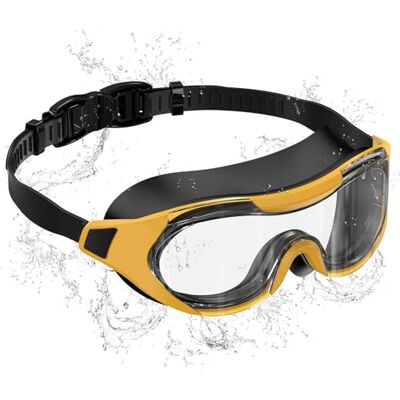 Seaflar HD simglasögon barn, imfri och UV-skydd, vidvinkel, enkel justering, silikontätning, dykglasögon barn 3–14 år unisex T-BKTL Seaflar HD simglasögon barn, imfri och UV-skydd, vidvinkel, enkel justering, silikontätning, dykglasögon barn 3–14 år unisex T-BKTL