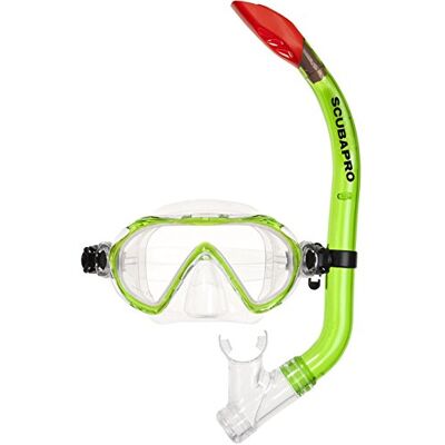 SCUBAPRO Spider snorkelset för barn (färg: grön) SCUBAPRO Spider snorkelset för barn (färg: grön)