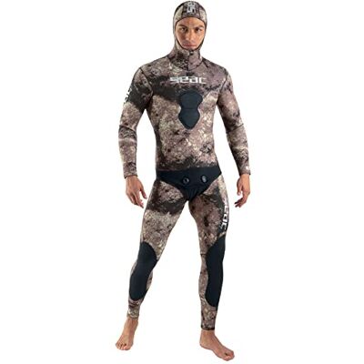 SEAC Gannet, jacka med huva och midjehöga byxor i 5 mm stretch-neopren SEAC Gannet, jacka med huva och midjehöga byxor i 5 mm stretch-neopren
