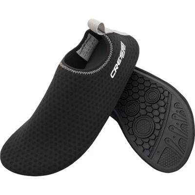 CRESSI since 1946 Tropea Aqua Shoes Men's Socks for Protection, Freedom of Movement and Total Versatility in Water, Designed for Pool but Perfect for the Sea Black 38/39 EU CRESSI since 1946 Tropea Aqua Shoes Men's Socks for Protection, Freedom of Movement and Total Versatility in Water, Designed for Pool but Perfect for the Sea Black 38/39 EU