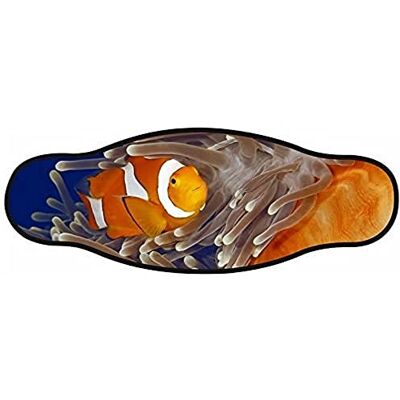 Best divers Dykmaskband av neopren, dubbelskiktad, design sjömanson med clownfisch Best divers Dykmaskband av neopren, dubbelskiktad, design sjömanson med clownfisch