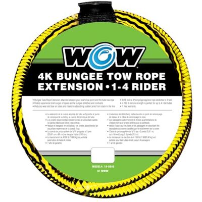 WOW Sports WOW World of Watersports bungee bogserlina förlängning, töjer upp till 5 fot, 19-5030 WOW Sports WOW World of Watersports bungee bogserlina förlängning, töjer upp till 5 fot, 19-5030