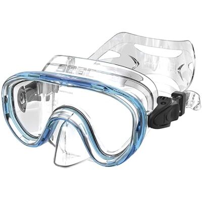 SEAC Marina SLT Ftalatfri snorkelmask av polymer för barn, akvamarin SEAC Marina SLT Ftalatfri snorkelmask av polymer för barn, akvamarin