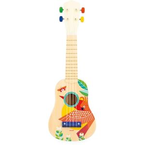 Janod Gioia-träukulele barninstrument konst- och musikalisk stimulansleksak-vatten-A från 3 år, J07652, flerfärgad (JURATOYS