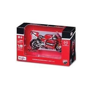 Bburago MAISTO Ducati Lenovo Team #23 Enea Bastianini – modellmotorcykel 1:18 originaltrogen samlarmotorcykel, leksaksmotorcykel med styrning och sidostativ, från 3 år (536398-23) Bburago MAISTO Ducati Lenovo Team #23 Enea Bastianini – modellmotorcykel 1:18 originaltrogen samlarmotorcykel, leksaksmotorcykel med styrning och sidostativ, från 3 år (536398-23)