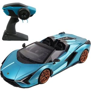 TURBO CHALLENGE TURBO CALLENGE – Lamborghini Sian – RC Prestige – 1/16-098852 – Fjärrstyrd bil – blå – batterier ingår ej – plast – barnleksak – gåva – från 6 år TURBO CHALLENGE TURBO CALLENGE – Lamborghini Sian – RC Prestige – 1/16-098852 – Fjärrstyrd bil – blå – batterier ingår ej – plast – barnleksak – gåva – från 6 år