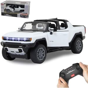 JAMARA Hummer EV 1:16 2,4 GHz dörr manuell – 2-växlad krabbpromenad (cancerväxling), fyrhjulsstyrning, LED-ljus, RC-bil JAMARA Hummer EV 1:16 2,4 GHz dörr manuell – 2-växlad krabbpromenad (cancerväxling), fyrhjulsstyrning, LED-ljus, RC-bil