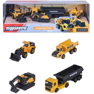 Majorette Volvo Construction 4-delars set - Byggleksaker Majorette Volvo Construction 4-delars set - Byggleksaker