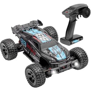 Overmax X-Stable Fjärrstyrd RC Monstertruck 1:10, 4WD Radiostyrd Offroad-Bil 35 km/h med Metallväxlar, Oljeamortiserare, LED-ljus, 2,4 GHz, 100 m Räckvidd, 2 Batterier 40 min, Stora Däck, Barn 8+ Overmax X-Stable Fjärrstyrd RC Monstertruck 1:10, 4WD Radiostyrd Offroad-Bil 35 km/h med Metallväxlar, Oljeamortiserare, LED-ljus, 2,4 GHz, 100 m Räckvidd, 2 Batterier 40 min, Stora Däck, Barn 8+
