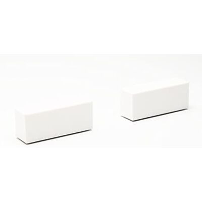 Herpa 085557 Lastbilsmodell, gardinpresenning för volymhängare 7,82 m med mellanplatta, 2 st. verklighetstrogen i skala 1:87, modellbil, modelltillverkning, dekoration, tillbehör miniatyrmodeller, vit Herpa 085557 Lastbilsmodell, gardinpresenning för volymhängare 7,82 m med mellanplatta, 2 st. verklighetstrogen i skala 1:87, modellbil, modelltillverkning, dekoration, tillbehör miniatyrmodeller, vit