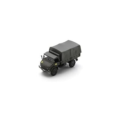 Schuco 1:87 BW MB Unimog S404 olivgrön – högkvalitativ diecast-modell i skala 1:87, modellbil, 1:87, militär, samlarmodell, Diorama Schuco 1:87 BW MB Unimog S404 olivgrön – högkvalitativ diecast-modell i skala 1:87, modellbil, 1:87, militär, samlarmodell, Diorama