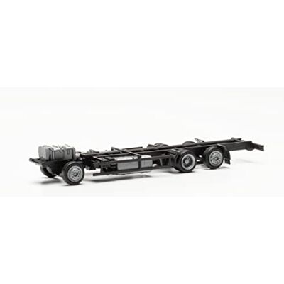 Herpa 085601 modell, lastbilschassi Volvo volymdrag 7,82 m, 2 st. Originaltrogen skala 1:87, modellbil, modelltillverkning, dekoration, tillbehör för miniatyrmodeller av plast, svart Herpa 085601 modell, lastbilschassi Volvo volymdrag 7,82 m, 2 st. Originaltrogen skala 1:87, modellbil, modelltillverkning, dekoration, tillbehör för miniatyrmodeller av plast, svart