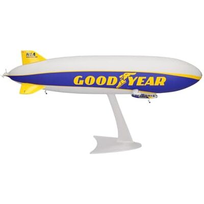 Herpa flygplansmodell Goodyear Zeppelin NT – N1A "Wingfoot One", miniatyr i skala 1:200, samlarobjekt, modell utan ställ, plast Herpa flygplansmodell Goodyear Zeppelin NT – N1A "Wingfoot One", miniatyr i skala 1:200, samlarobjekt, modell utan ställ, plast