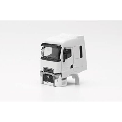 Herpa 085489 modellbyggsats förarhytt, Renault T Facelift, 2 st. Originaltrogen skala 1:87, delservice modell lastbil för diorama, modellbygge samlarobjekt, dekoration miniatyrmodeller av plast, vit Herpa 085489 modellbyggsats förarhytt, Renault T Facelift, 2 st. Originaltrogen skala 1:87, delservice modell lastbil för diorama, modellbygge samlarobjekt, dekoration miniatyrmodeller av plast, vit