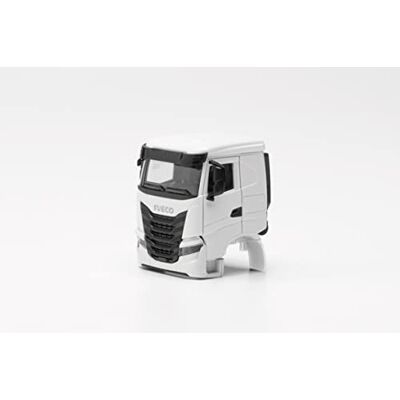 Herpa 085496 modellbyggsats förarhytten Iveco S-Way platt tak, 2 st. Originaltrogen skala 1:87, delservice modell lastbil för diorama, modellbygge samlarobjekt, dekoration miniatyrmodeller av plast, Herpa 085496 modellbyggsats förarhytten Iveco S-Way platt tak, 2 st. Originaltrogen skala 1:87, delservice modell lastbil för diorama, modellbygge samlarobjekt, dekoration miniatyrmodeller av plast,